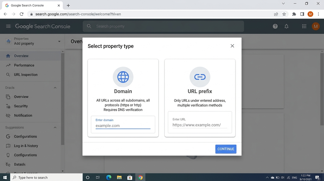 Google Search Console Property Architecture